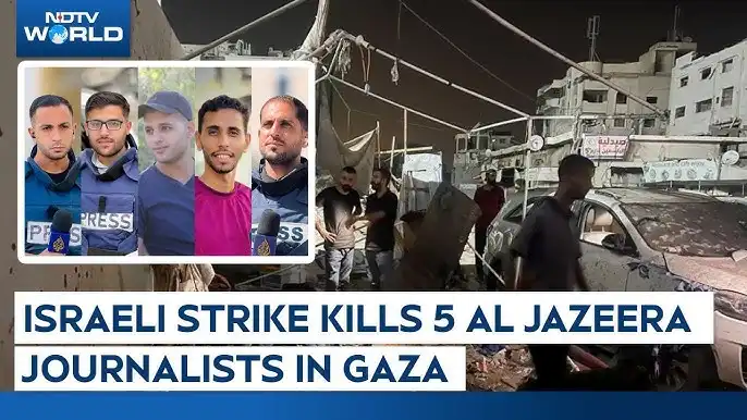 5 gazeteci öldürüldü