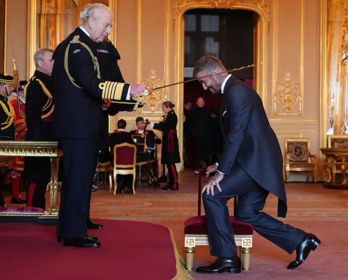 David Beckham’a Kraliyet Onuru