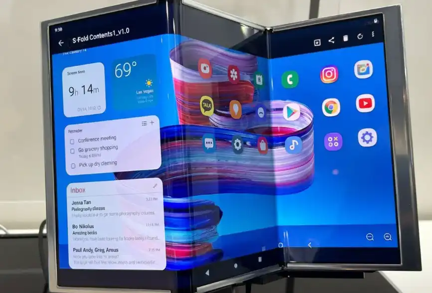 Samsung telefonu 3’e katladı: galaxy z trifold sahnede