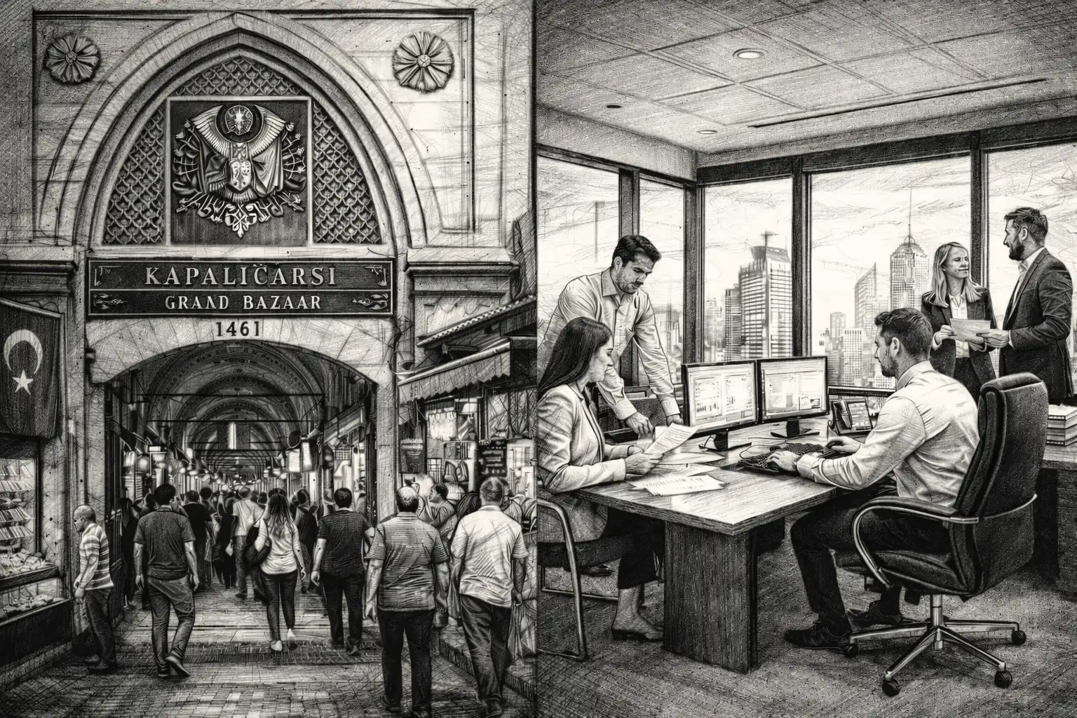 Kapalıçarşı’nın gişesi mi, plazanın ofisi mi?