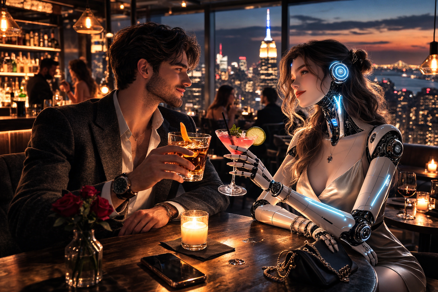 Yapay zeka sevgilinle barda buluşmak ister misin?