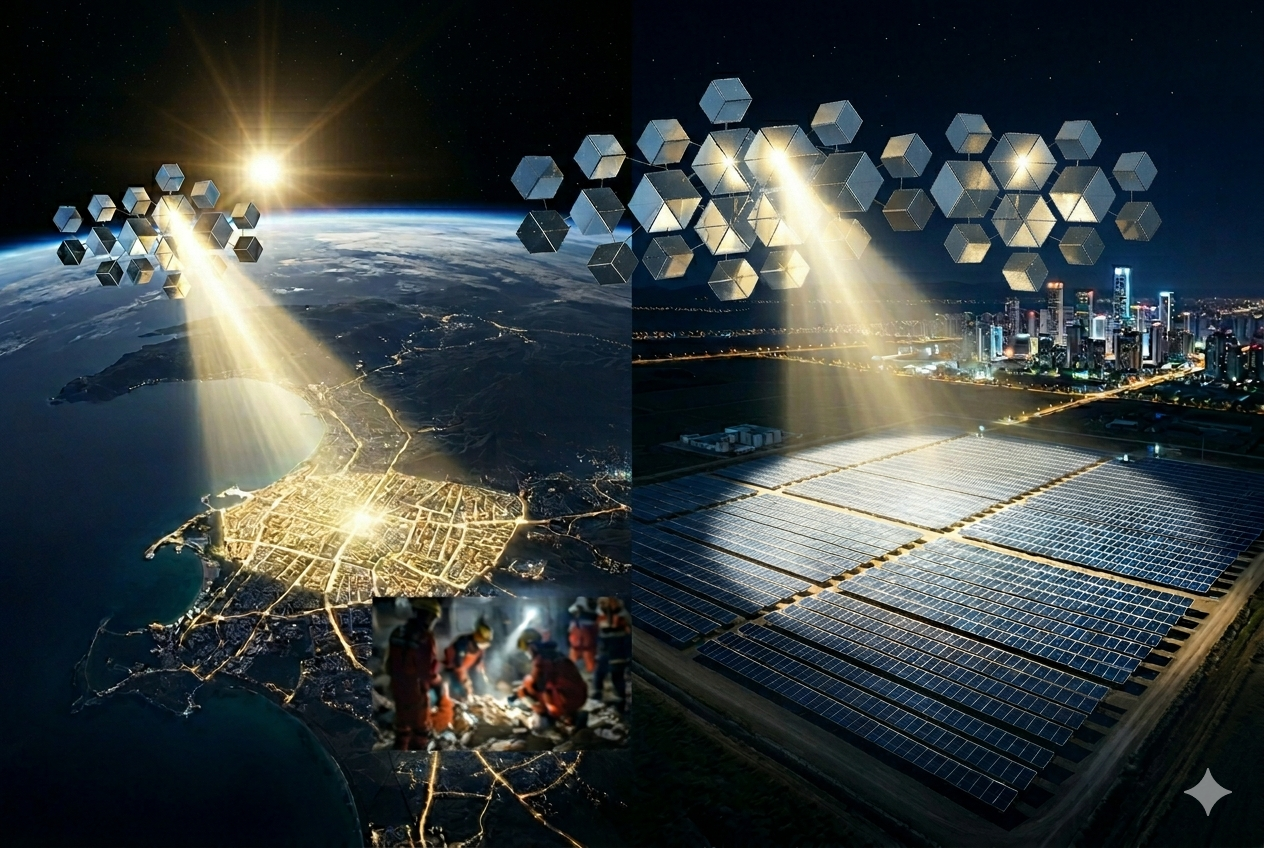 Uzay aynalarıyla kuzey ülkelerinde geceler aydınlanıyor