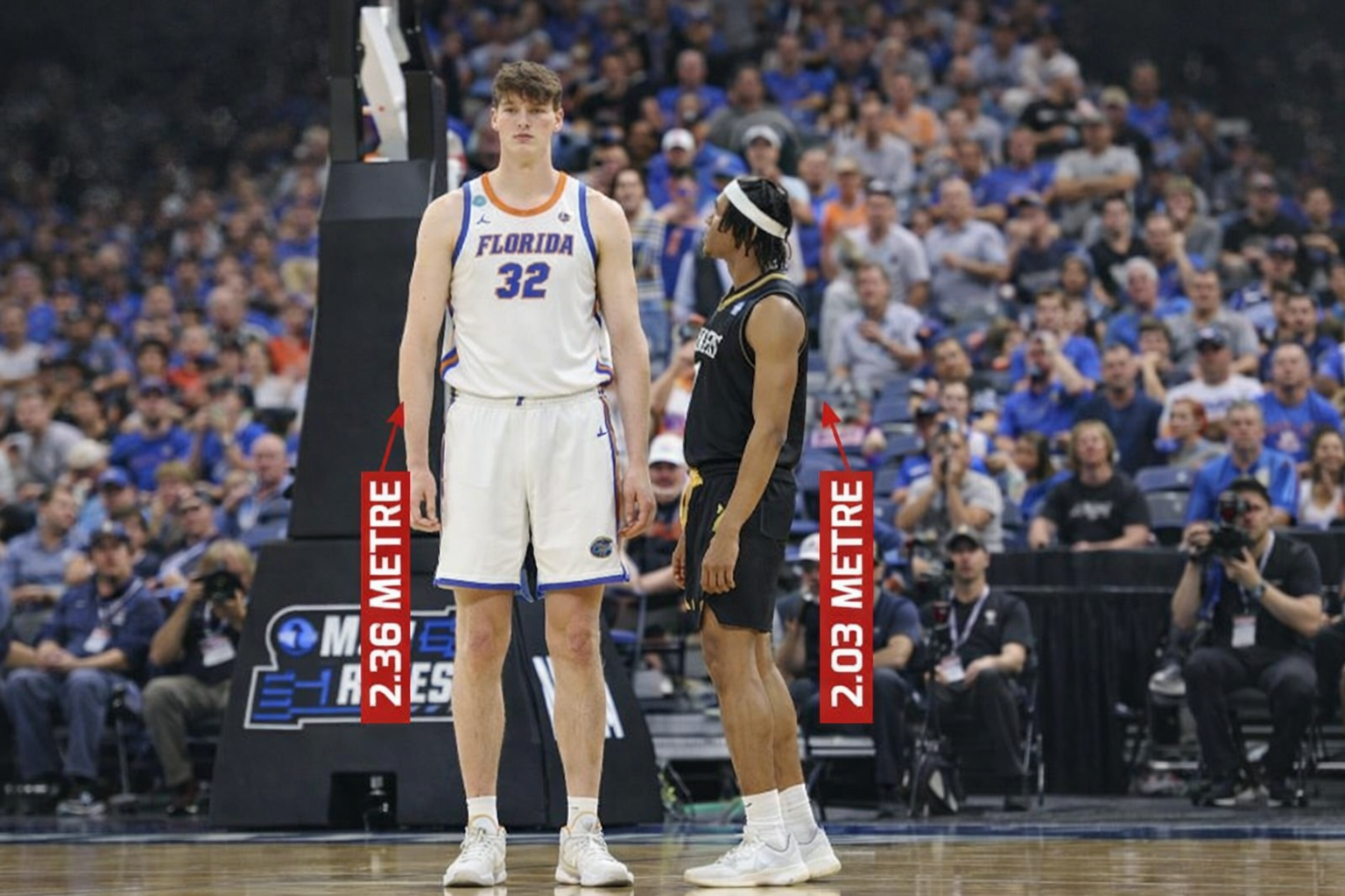 2.36’lık Olivier Rioux, basketbol dünyasında gündem oldu