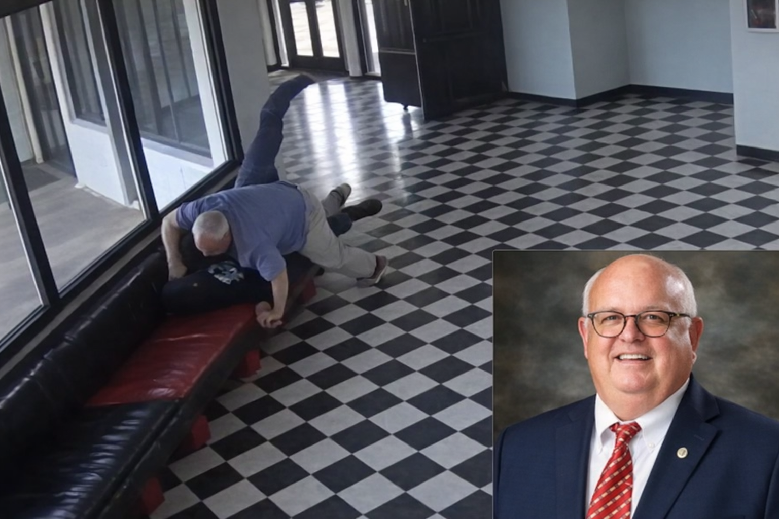 ABD'de Okul müdürü silahlı saldırganı nakavt etti