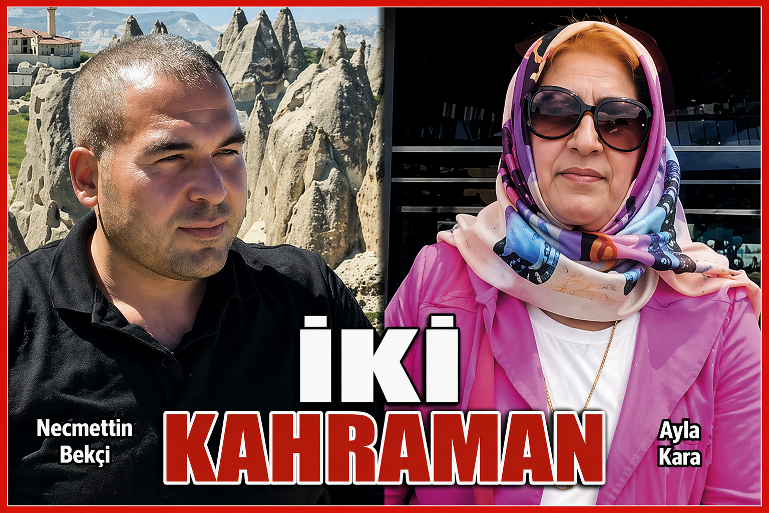 Facianın ortasında iki cesur müdahale