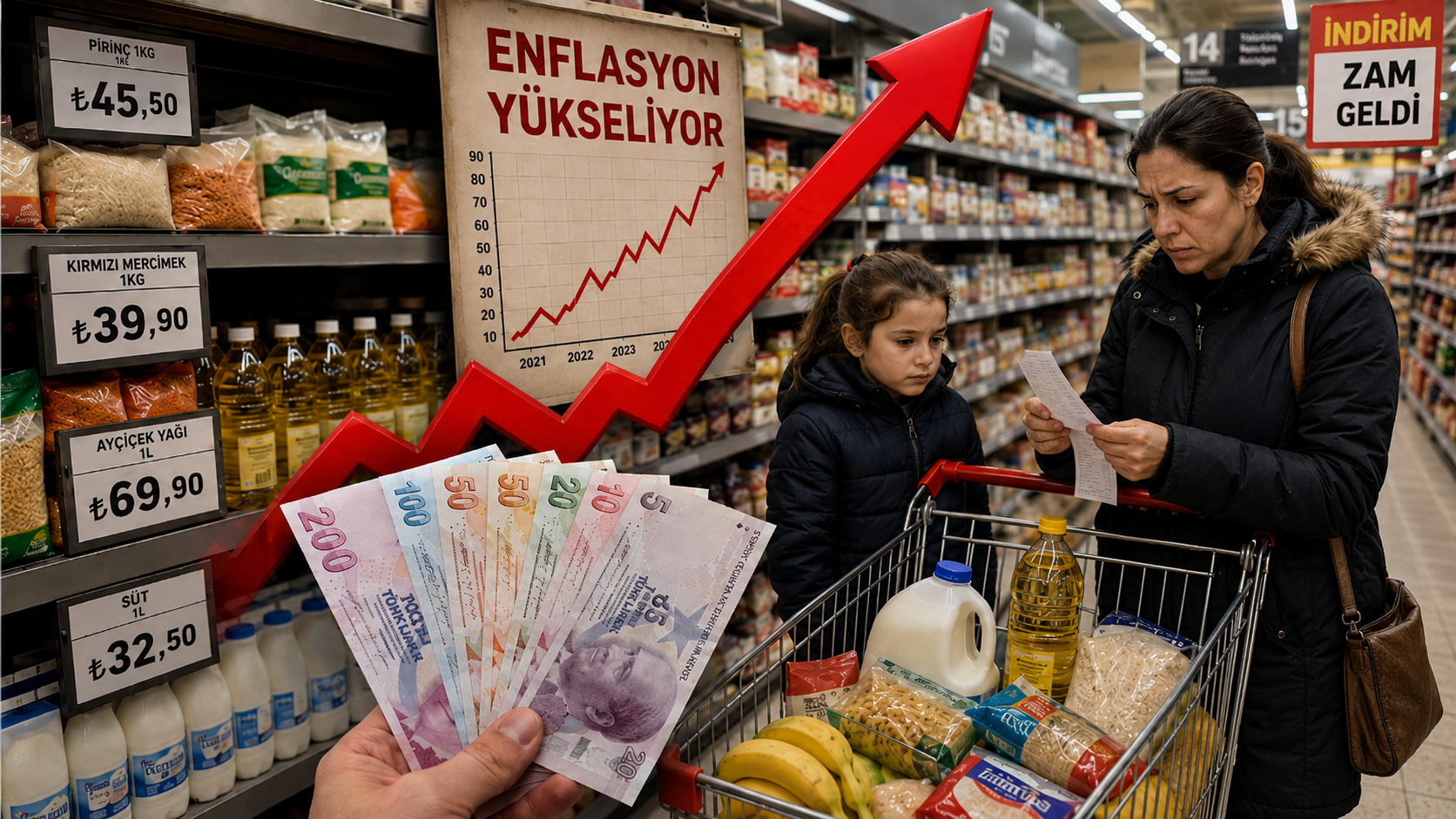 Emeklilerin 5 aylık zam oranı yüzde 16,60 oldu