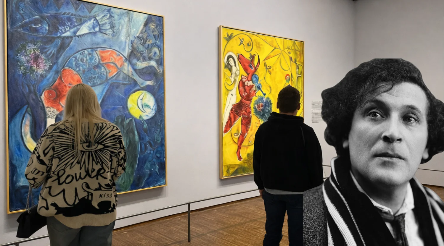 Ölüm yıl dönümünde  ressam Chagall yolculuğu