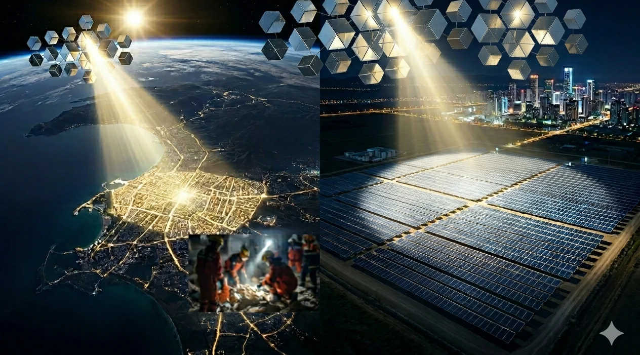 Uzay aynalarıyla kuzey ülkelerinde geceler aydınlanıyor