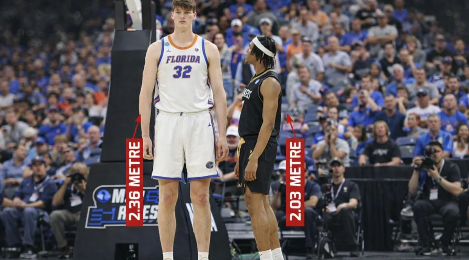 2.36’lık Olivier Rioux, basketbol dünyasında gündem oldu