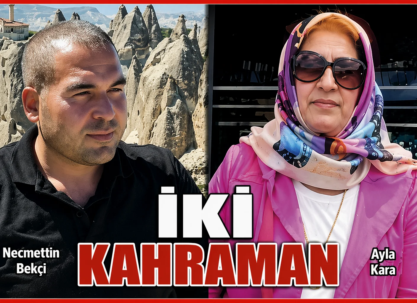 Facianın ortasında iki cesur müdahale