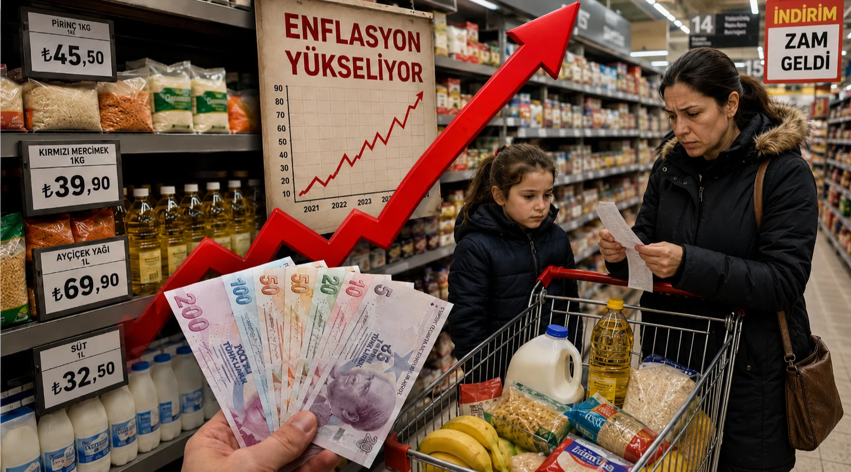 Emeklilerin 5 aylık zam oranı yüzde 16,60 oldu